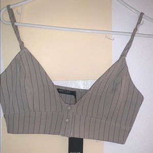 Nasty Gal stripped top